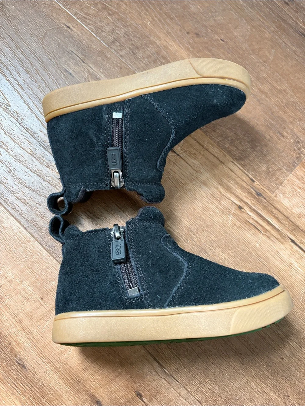 UGG Toddler Hamden II Boots in Black Suede